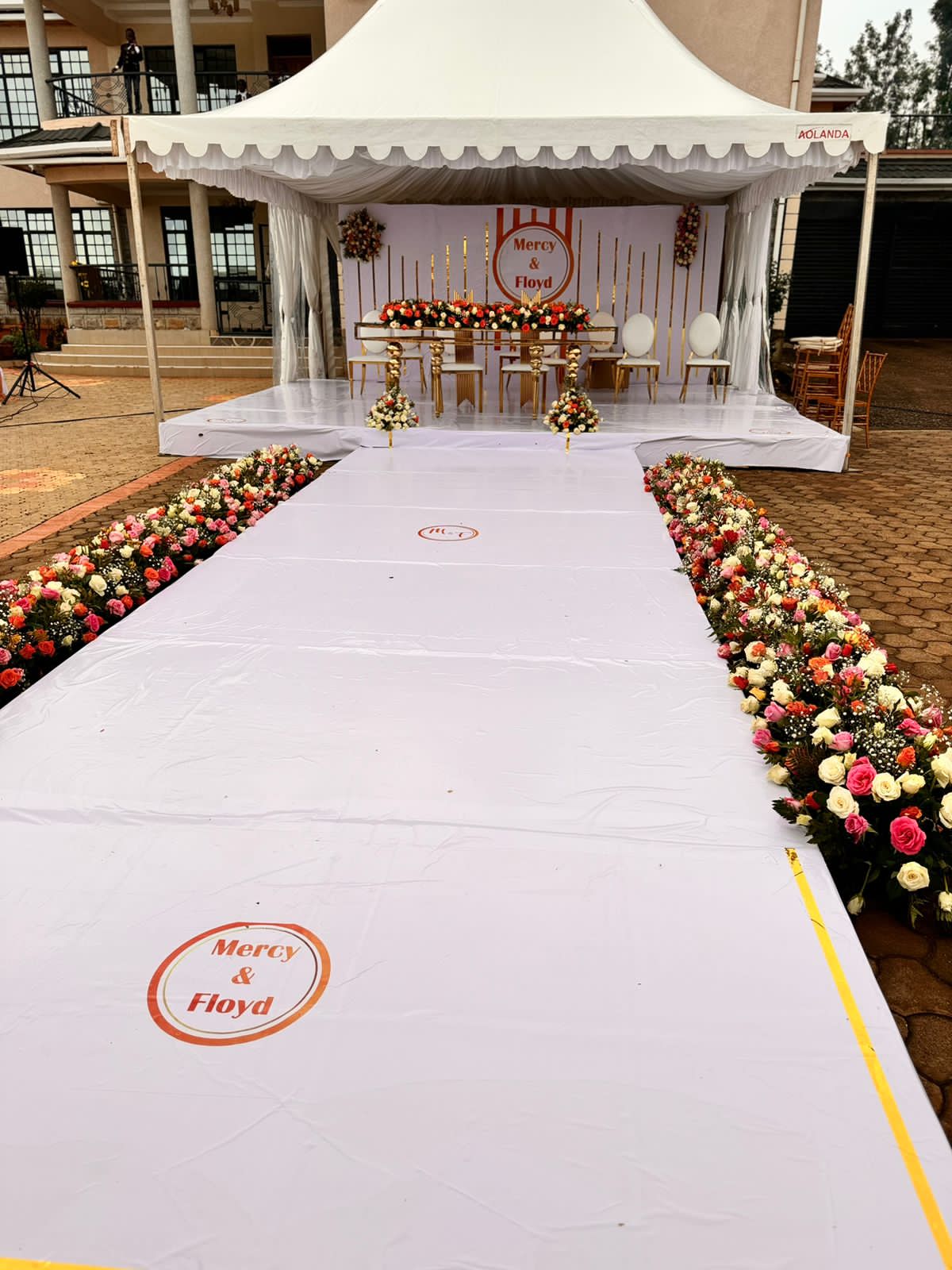 Pre-wedding décor by Koech Signature Events