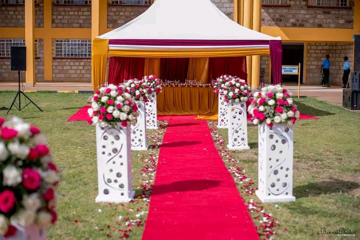 Pre-wedding décor by Koech Signature Events