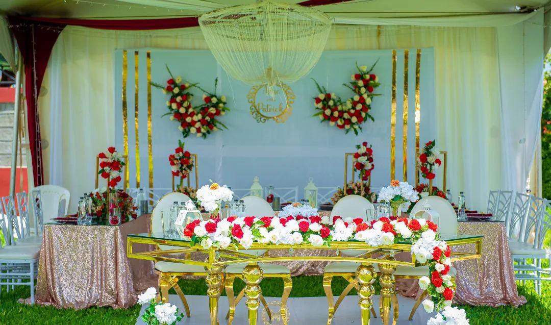 Wedding décor by Koech Signature Events